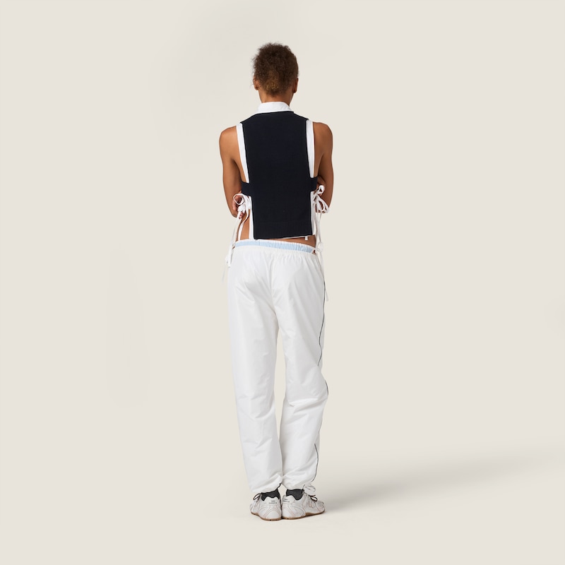Jogging en popeline technique