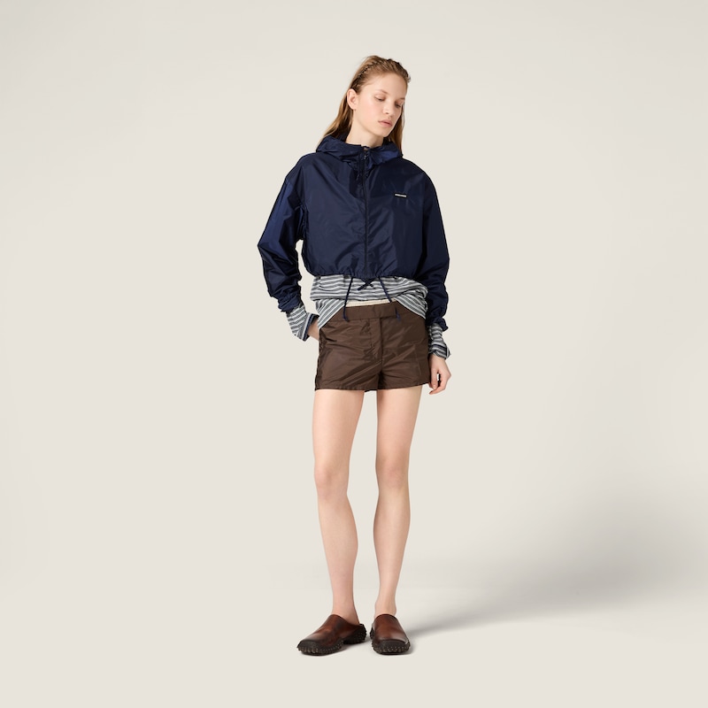Technical fabric shorts