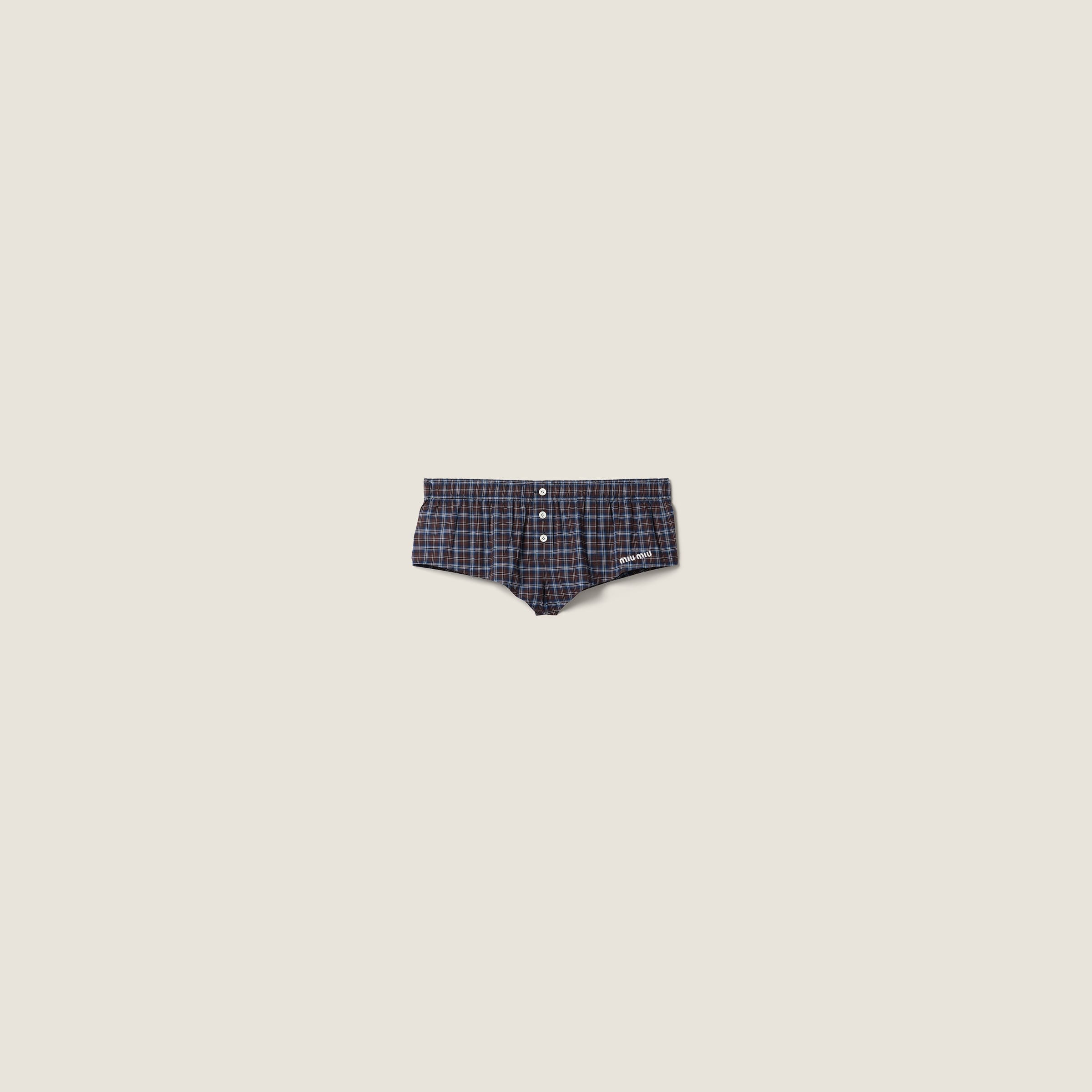 Plaid shorts