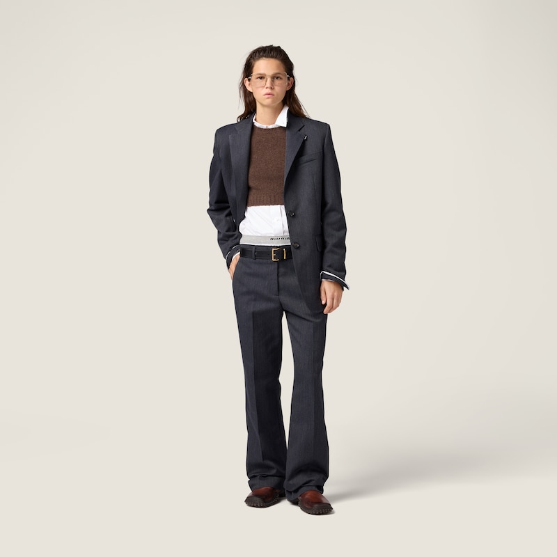 Twill pants