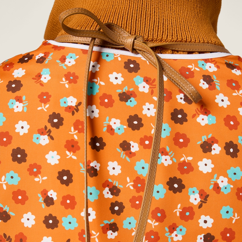 レザー ピナフォア エプロン