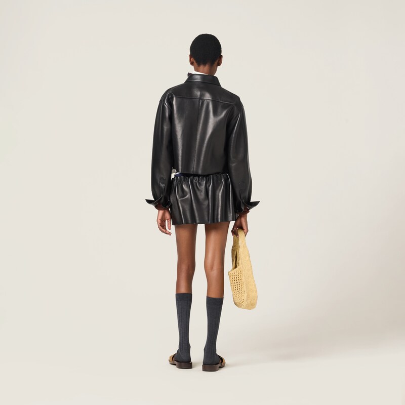 Plongé nappa leather shirt