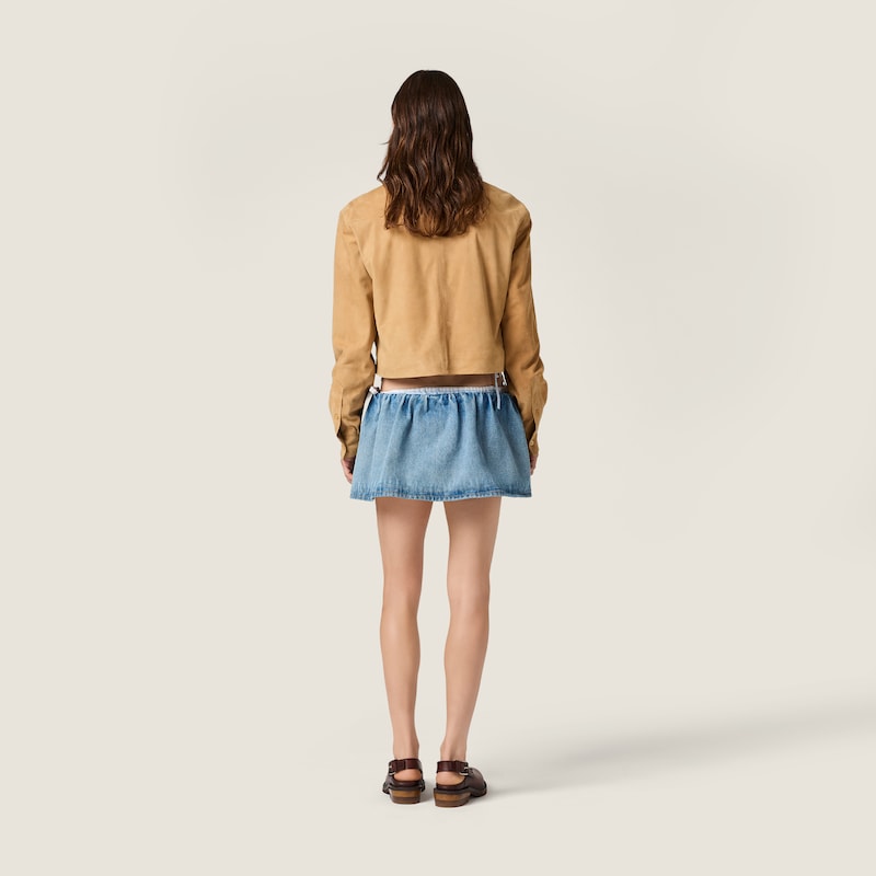 Suede shirt