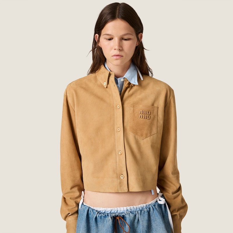 Suede shirt