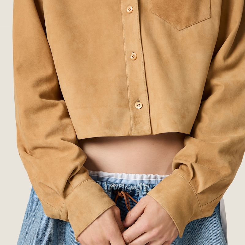 Suede shirt
