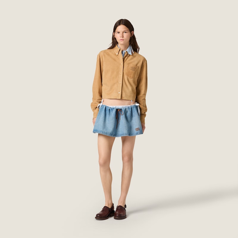 Suede shirt