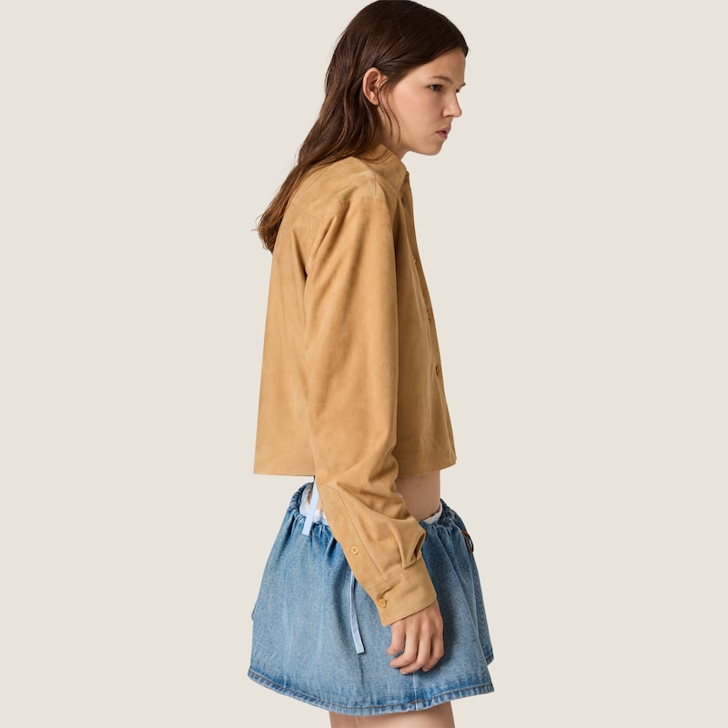 Suede shirt