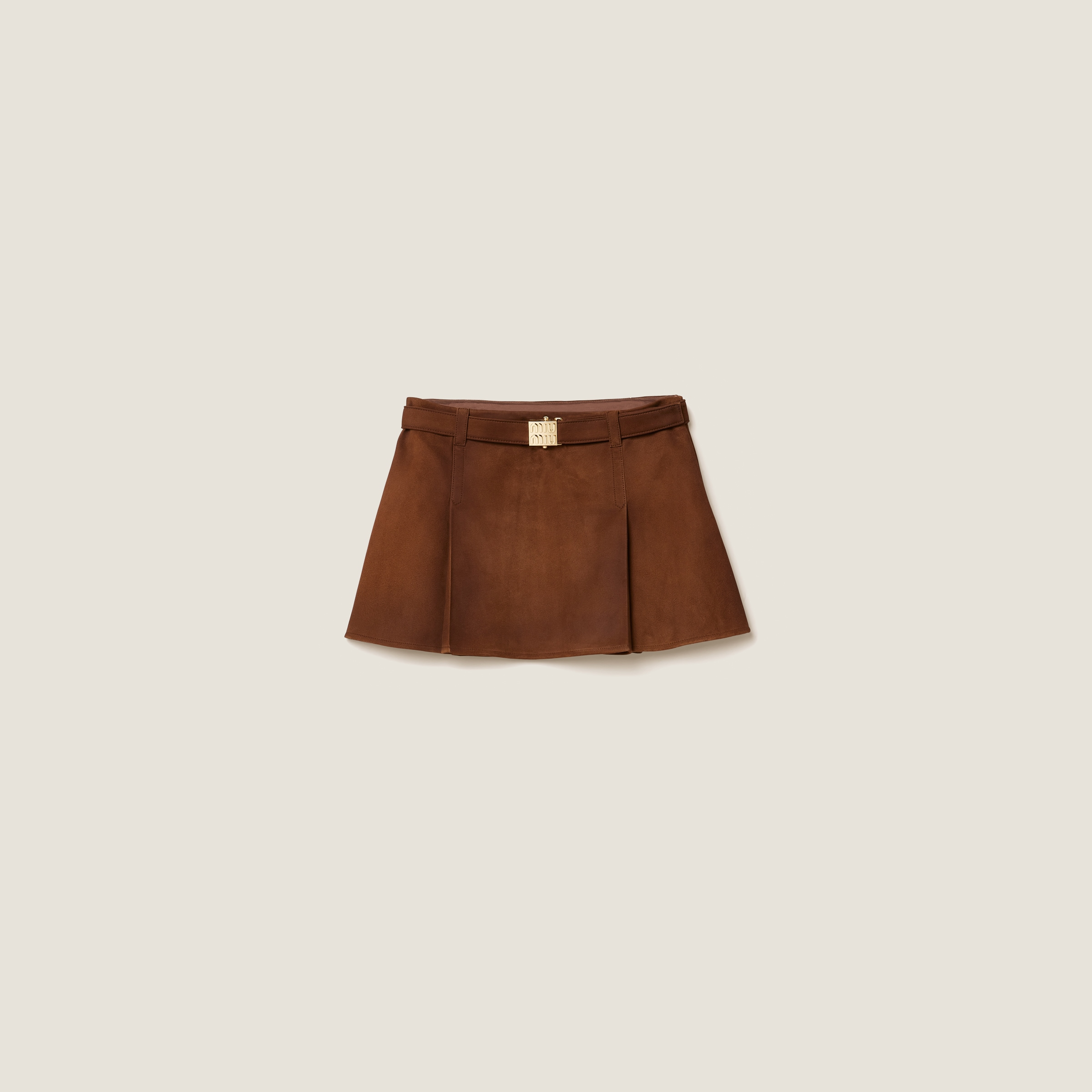 MIU MIU SUEDE SKIRT