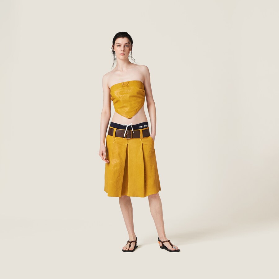 MIUMIU SLIT MINI SKIRT STYLE 769