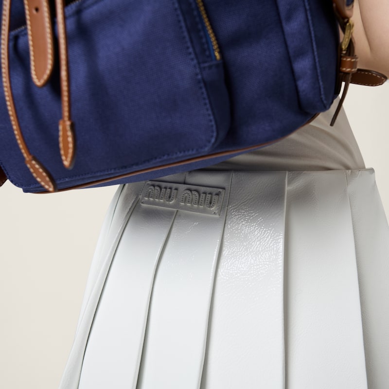 Pleated naplak skirt