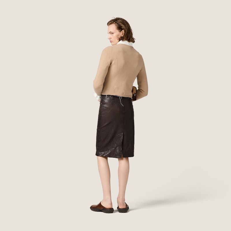 Leather skirt