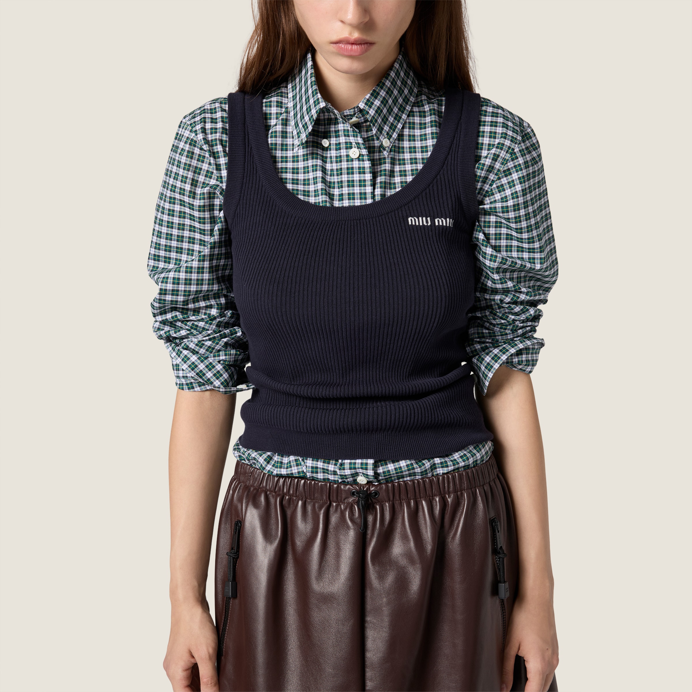 Nappa leather skirt - thumbnail 4
