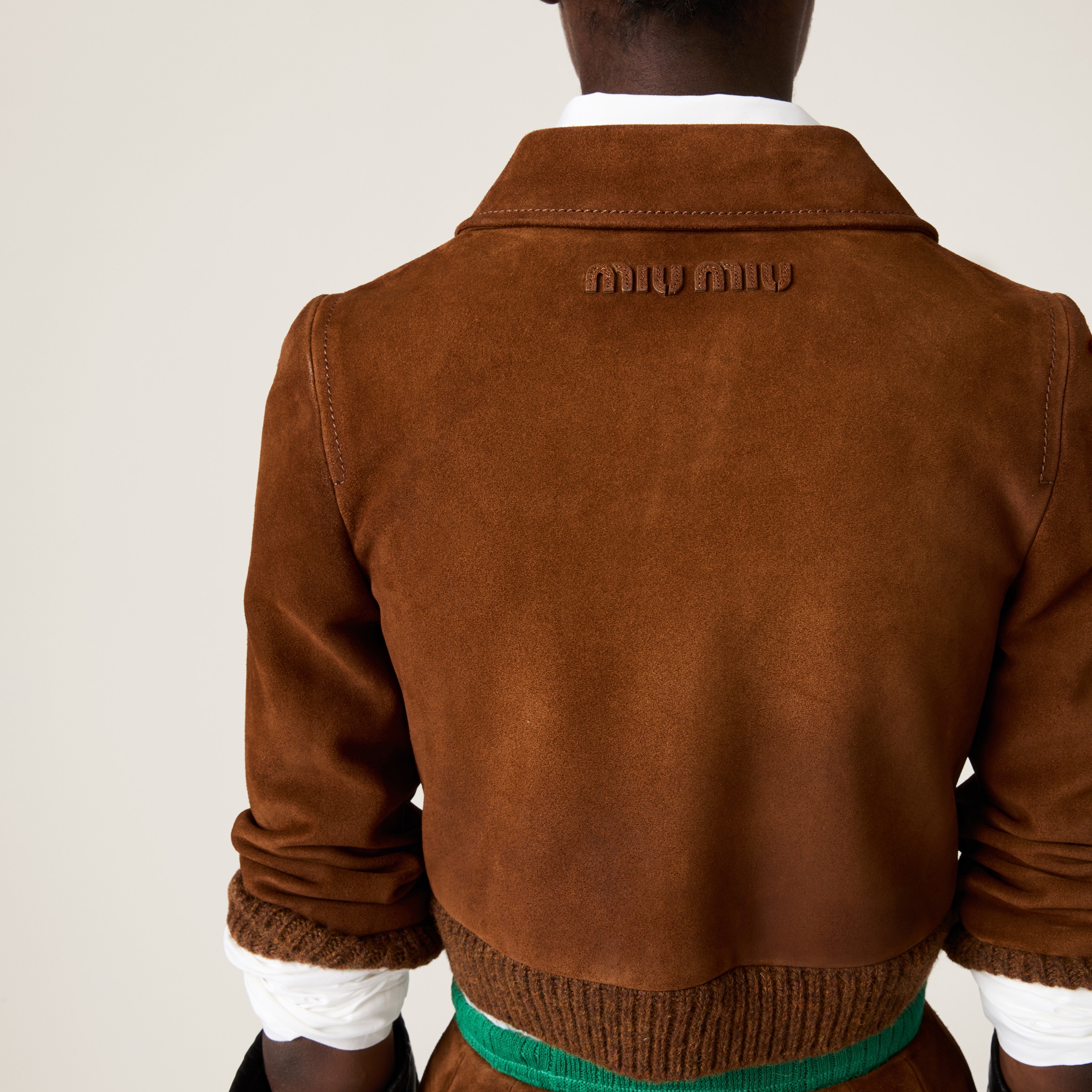 00s MIU MIU Camel Suede Jacket