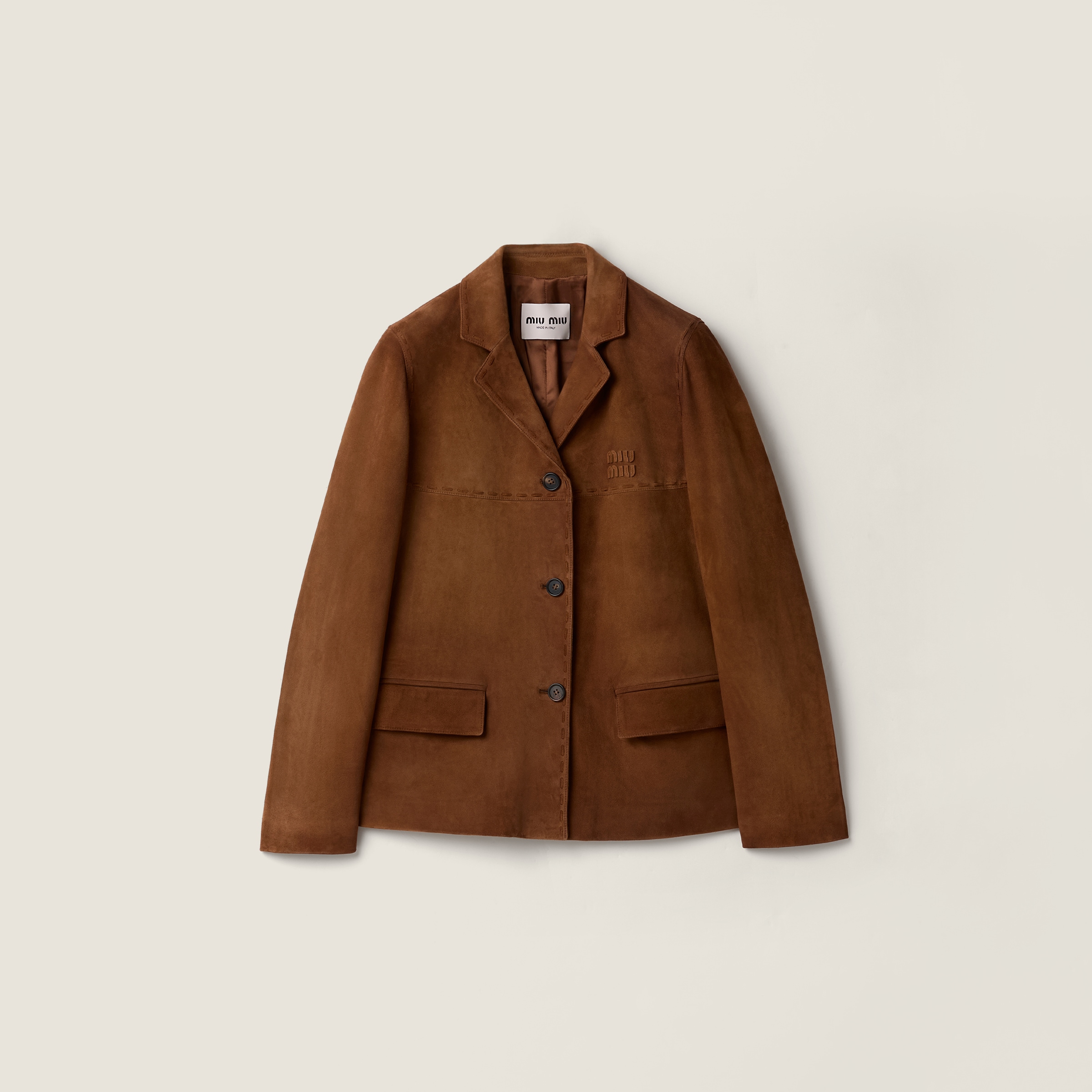 Suede jacket from Miu Miu - $8,900