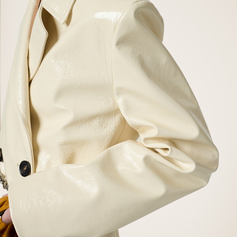 Double-breasted naplak coat