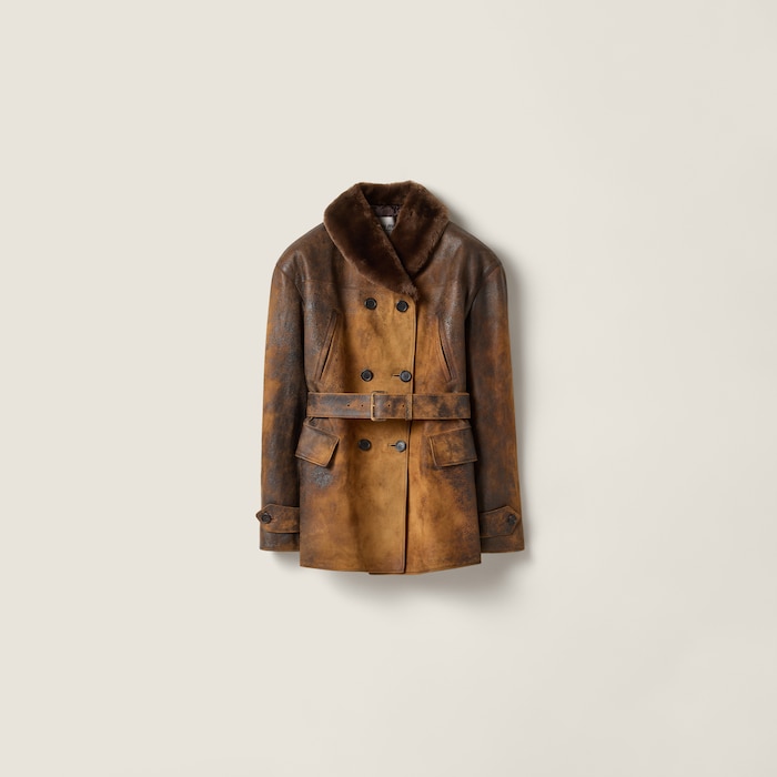 コート MiuMiu Cappuccino cotton blend reversible overcoat Designer Coats & Jackets for Women | Miu Miu Hong Kong