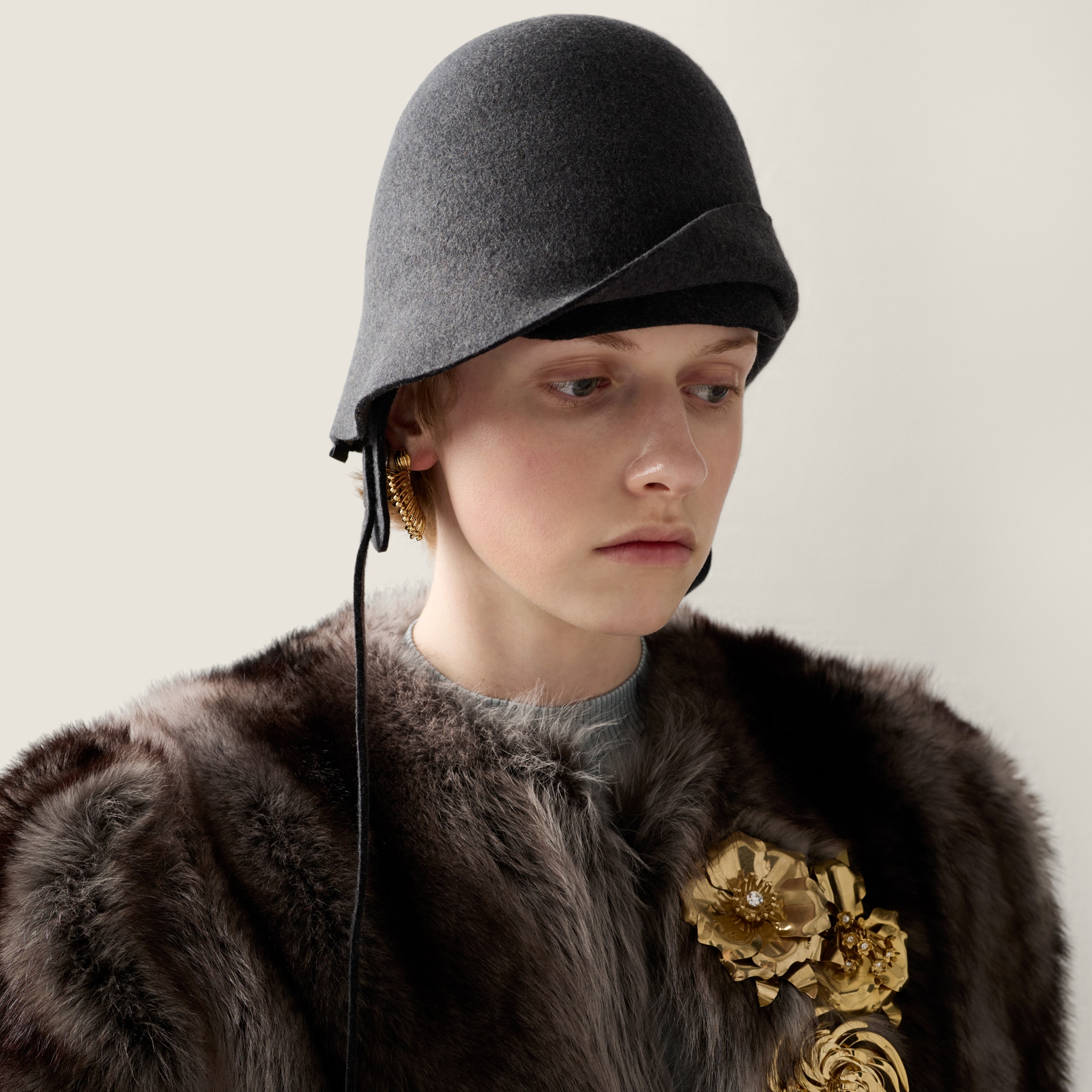 miumiuジャケット Miu Miu Drill Blouson Jacket in Blue | Lyst