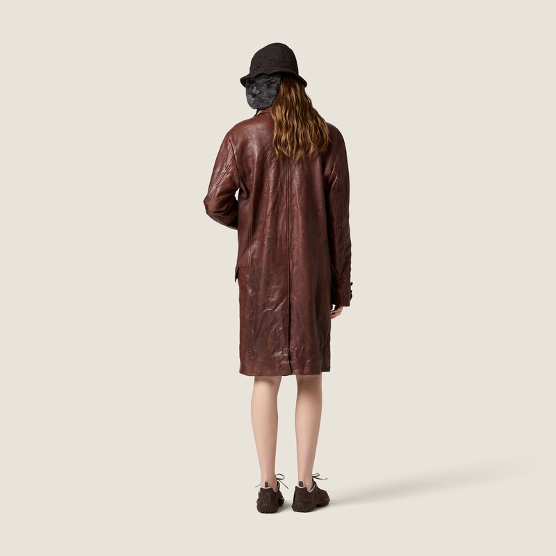 Manteau en cuir