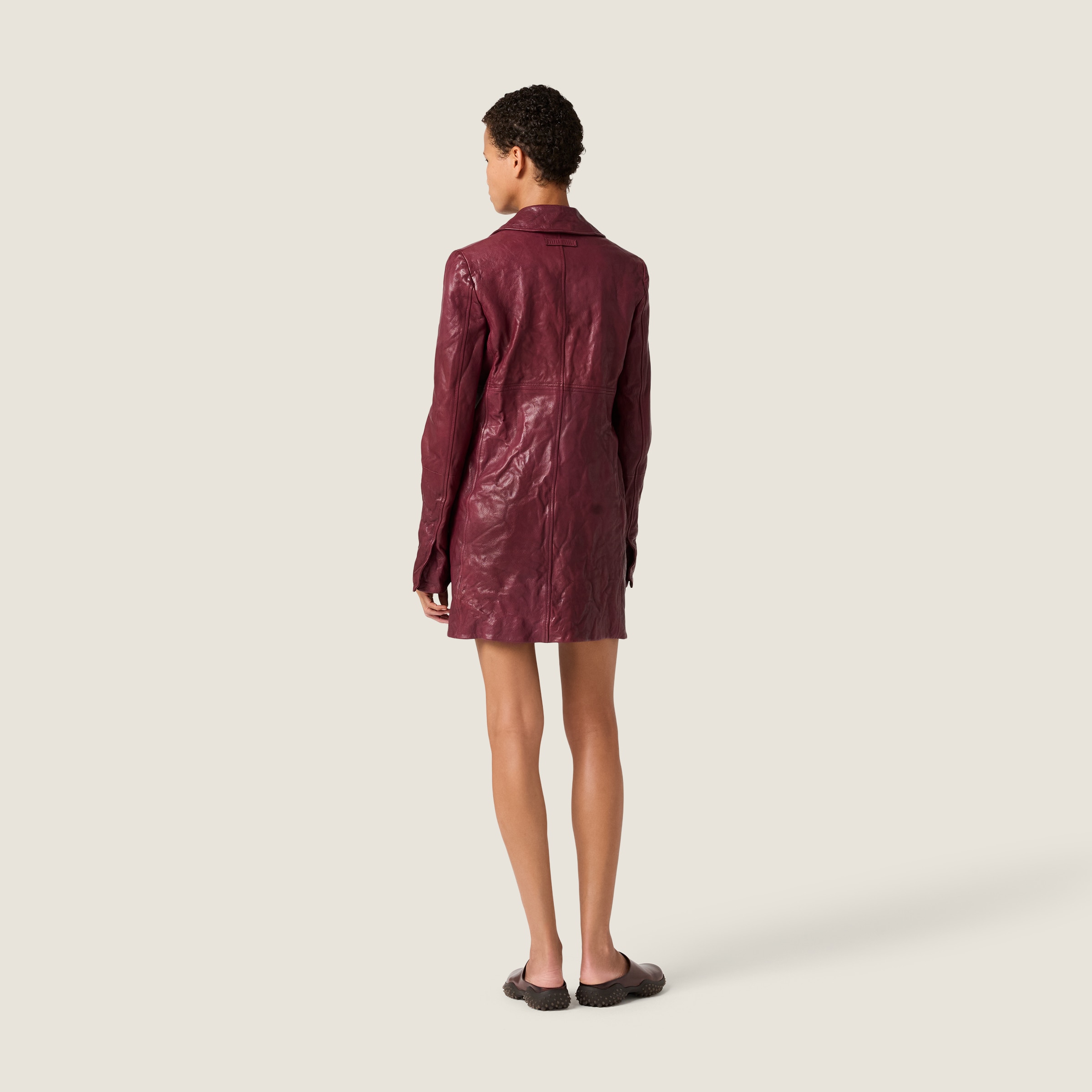 Leather coat - thumbnail 3