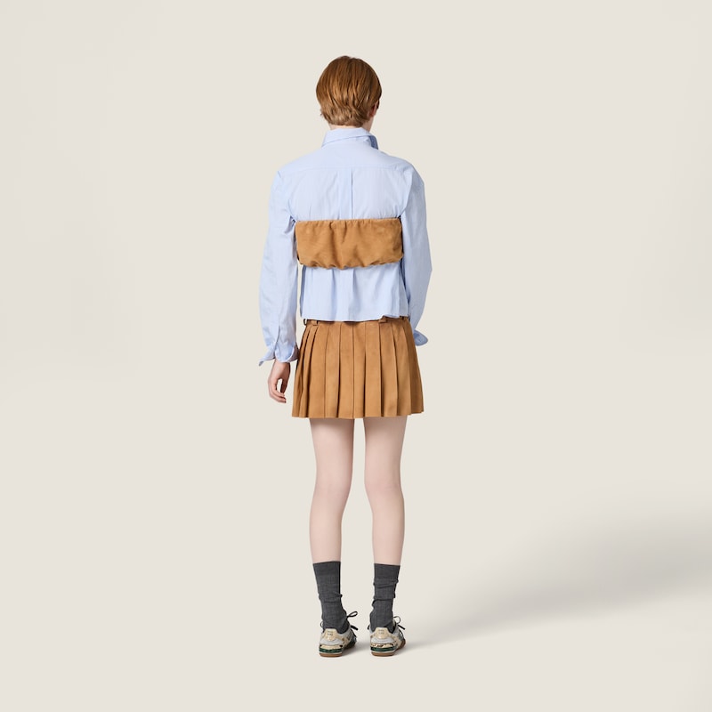 Bandeau en suède ciré