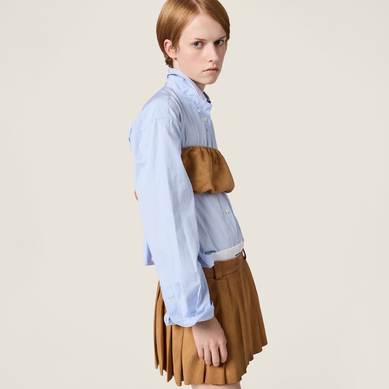 Bandeau en suède ciré