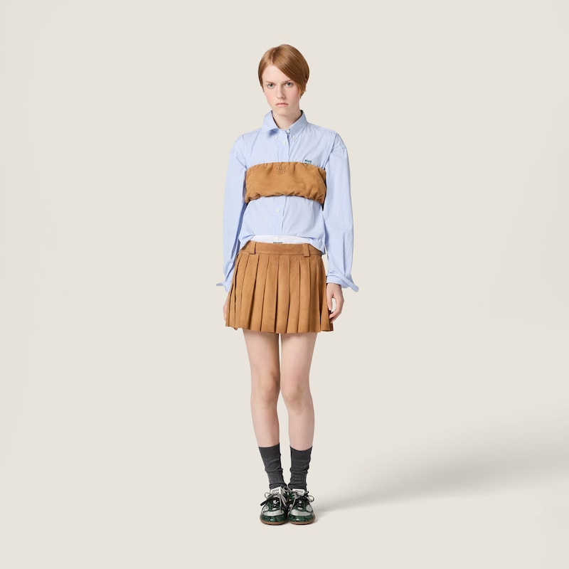 Bandeau en suède ciré