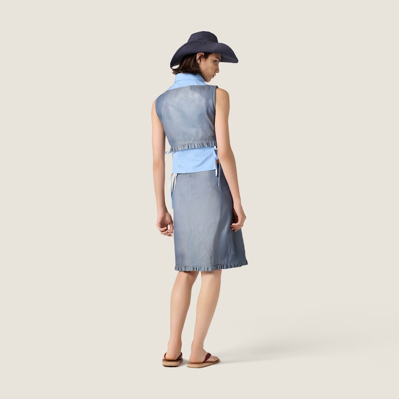Nappa leather top