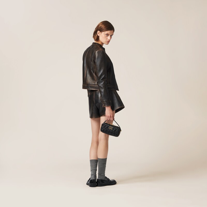 Nappa leather jacket