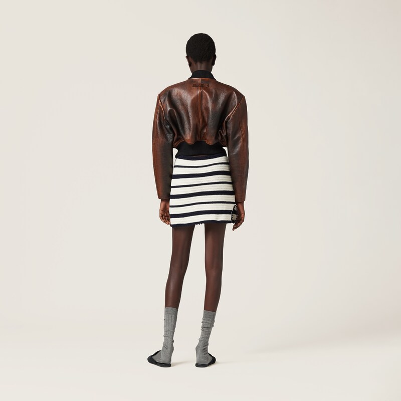 Jacke aus Nappa-Leder