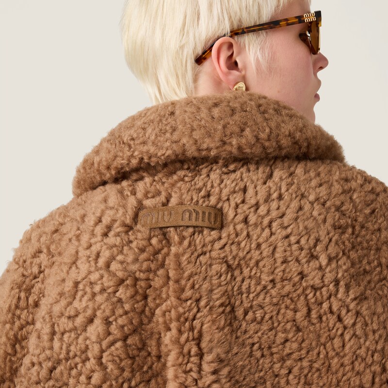 Shearling teddy jacket