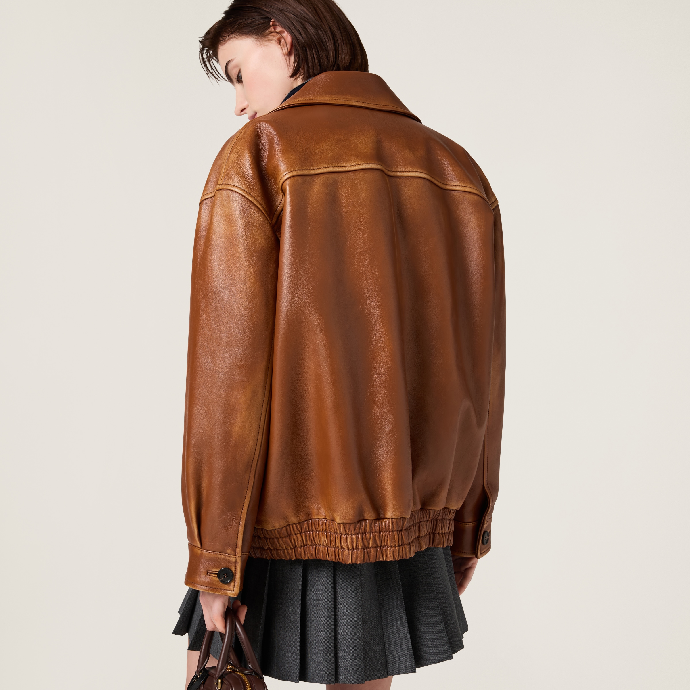MIU MIU NAPPA LEATHER JACKET