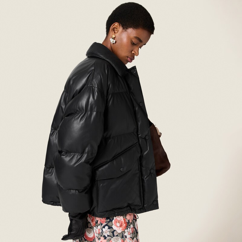 Nappa leather jacket