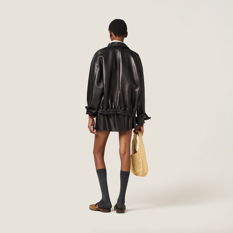 플롱제 나파 가죽 재킷