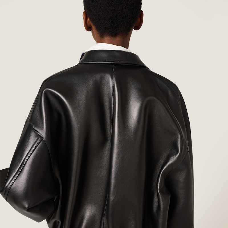 플롱제 나파 가죽 재킷