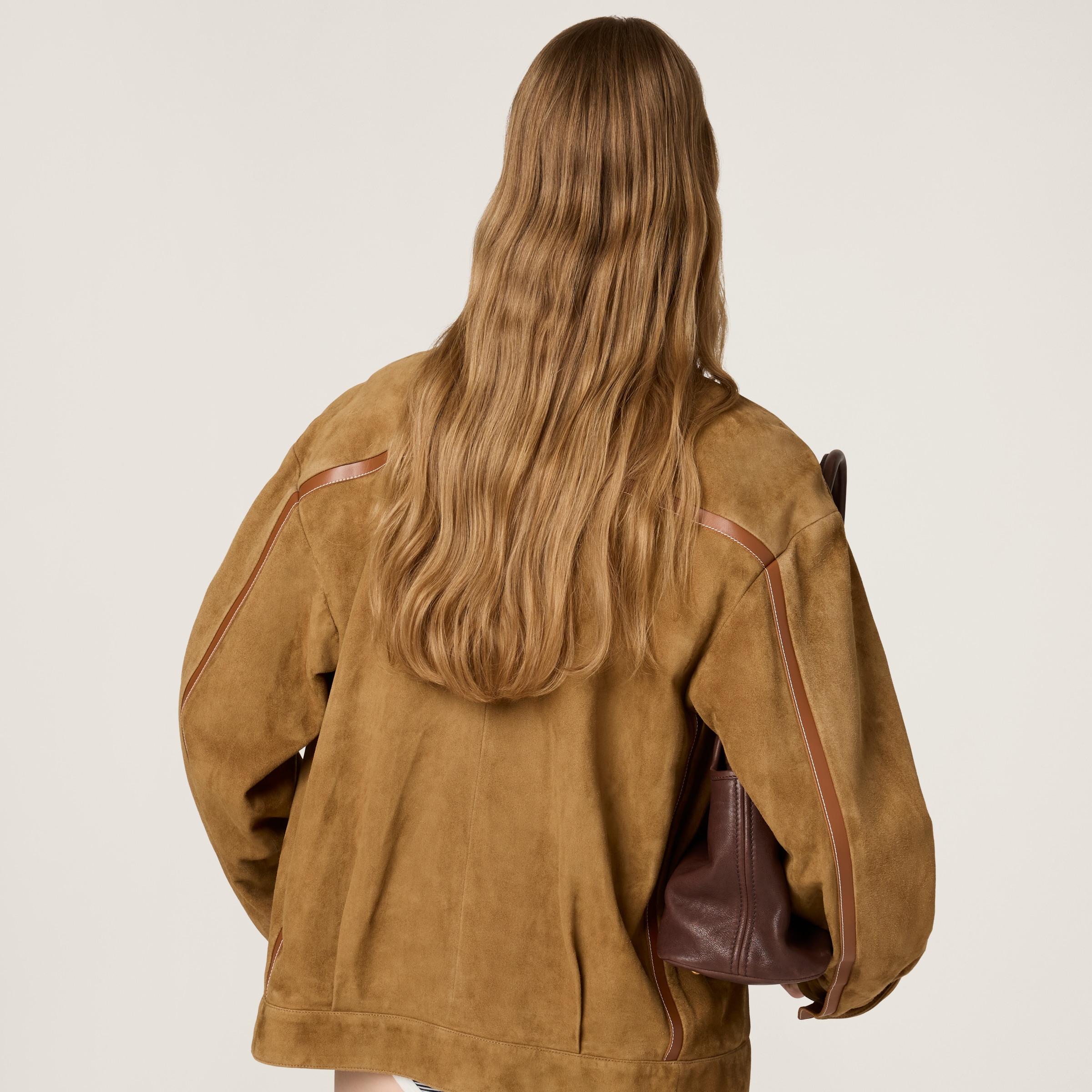 Miu Miu Suede Blouson Jacket