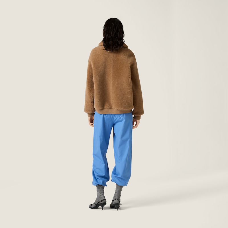 Shearling blouson jacket