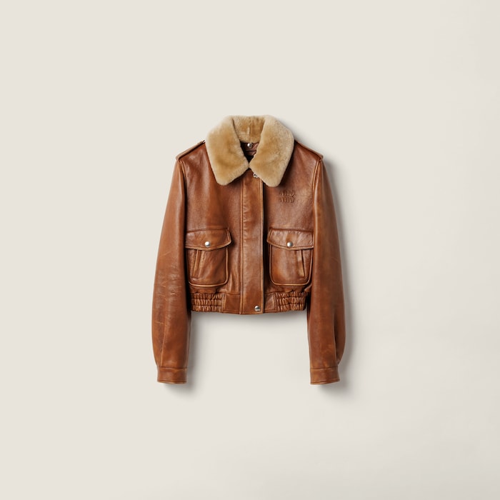 Women's Leather Clothing: Skirts and Jackets | Miu Miu