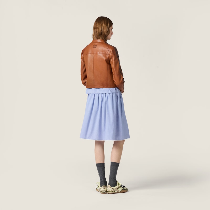 Nappa leather jacket