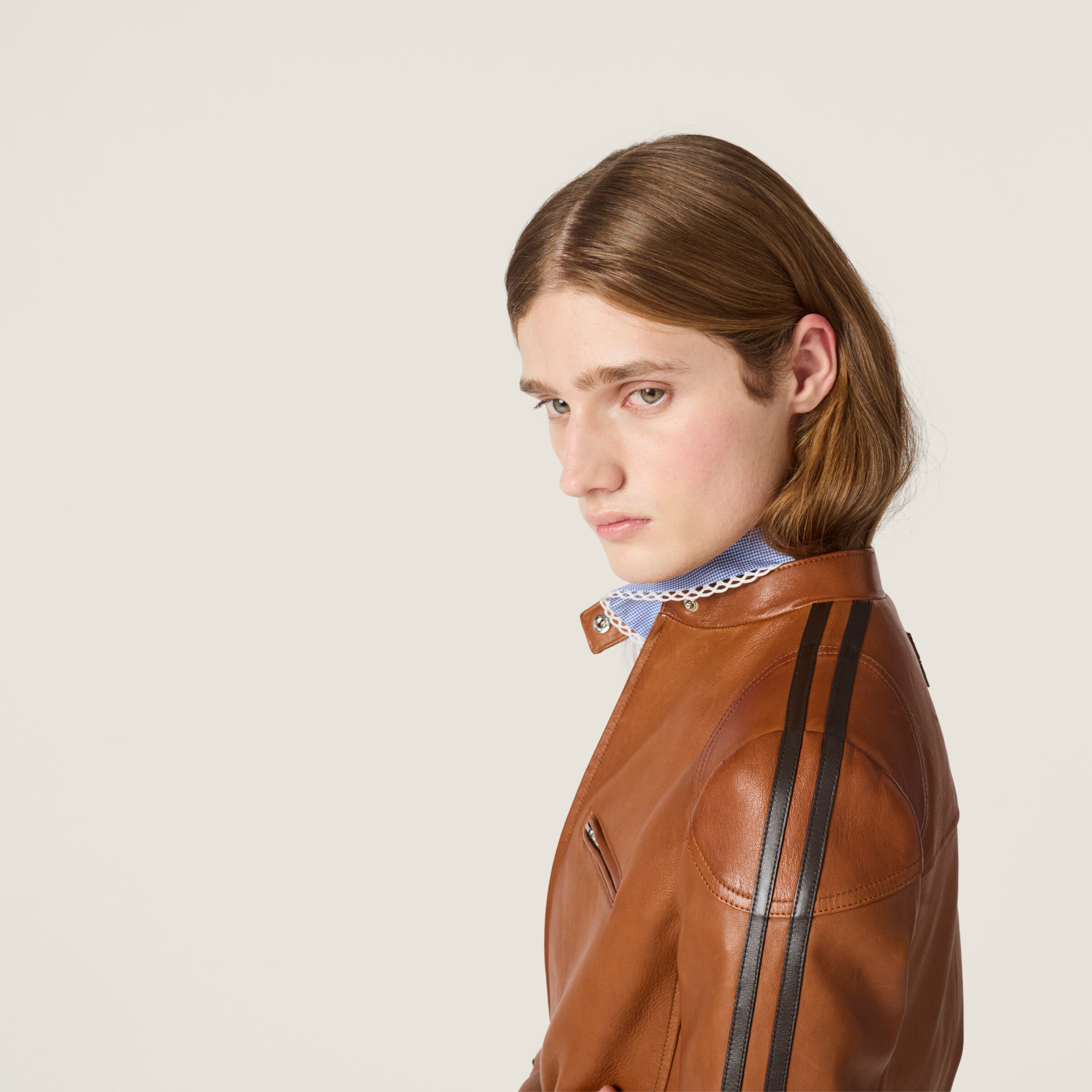 Nappa leather jacket - thumbnail 4