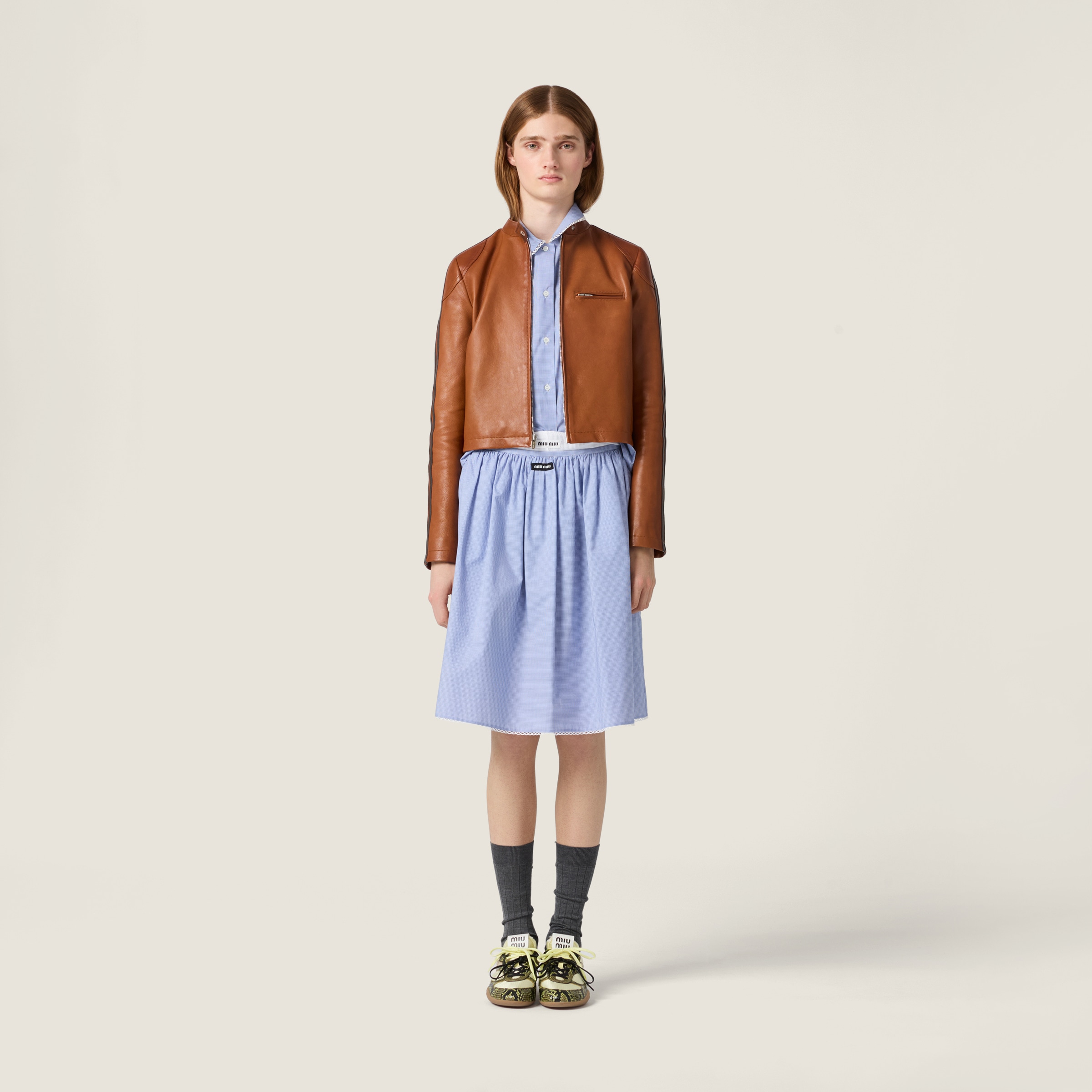 Leather - Page 2 | Miu Miu - United States