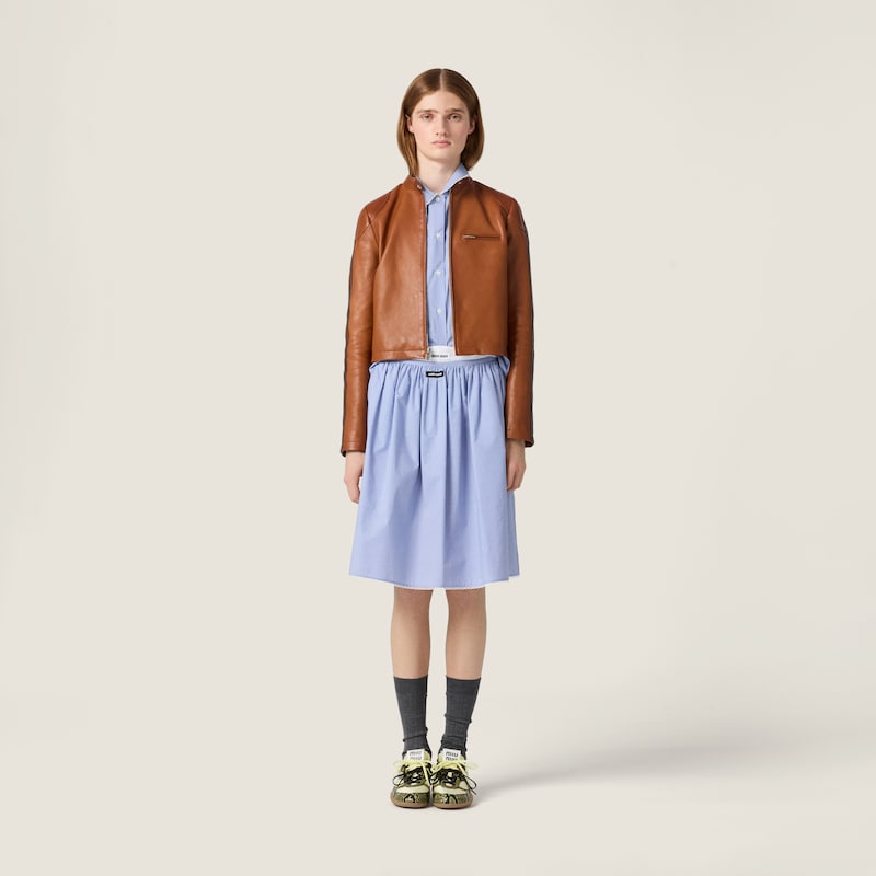 Nappa leather jacket