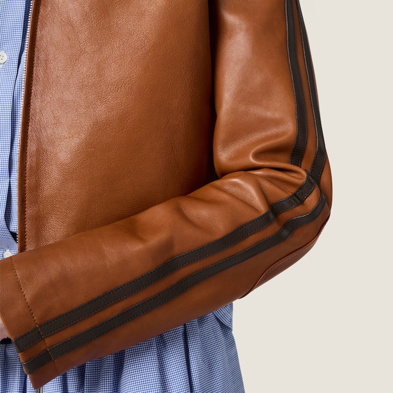 Nappa leather jacket