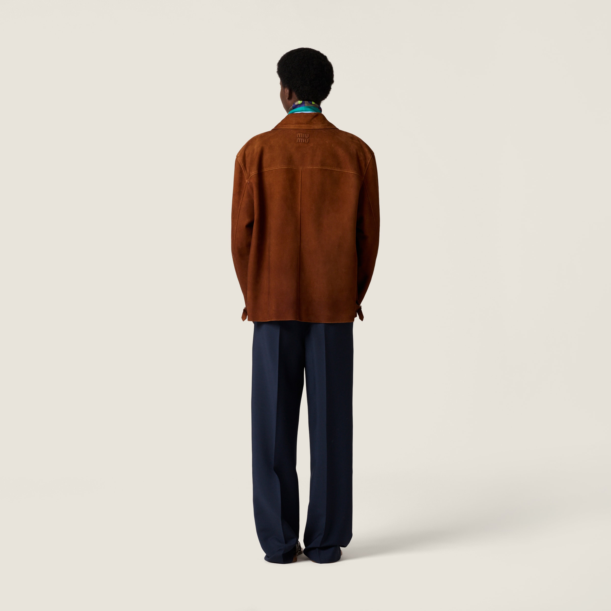 Waxed suede jacket - thumbnail 3
