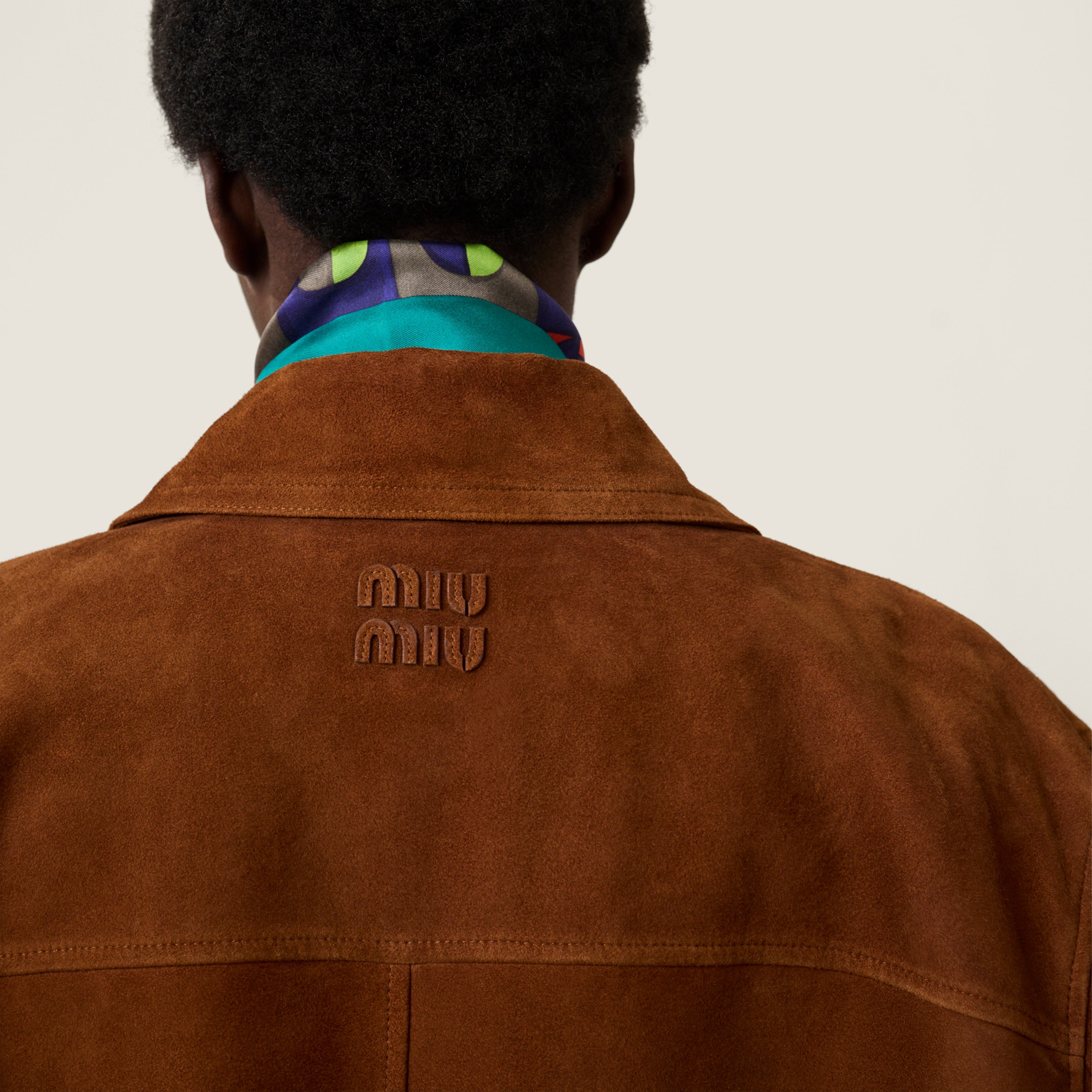 Waxed suede jacket - thumbnail 6