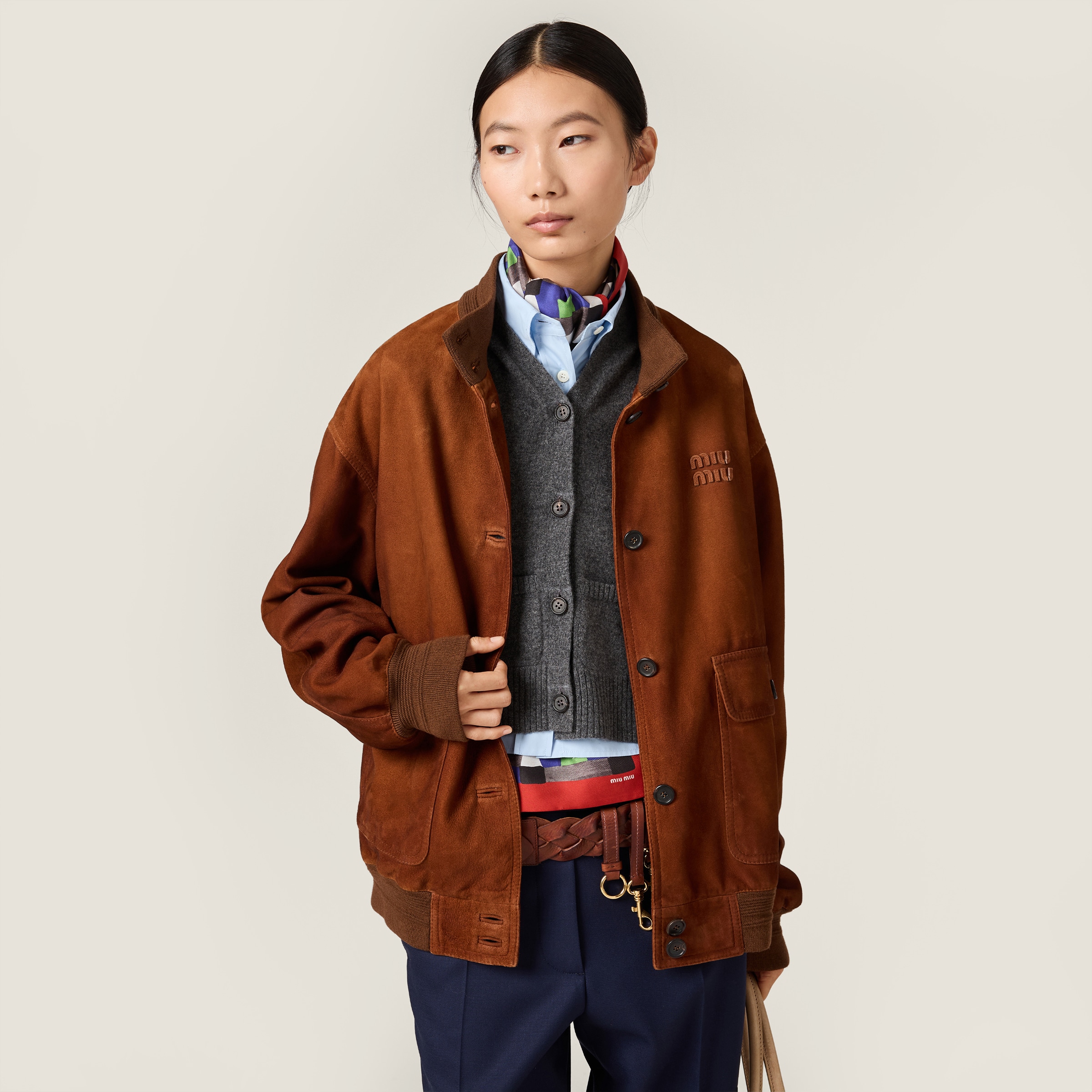 Waxed suede jacket - thumbnail 5