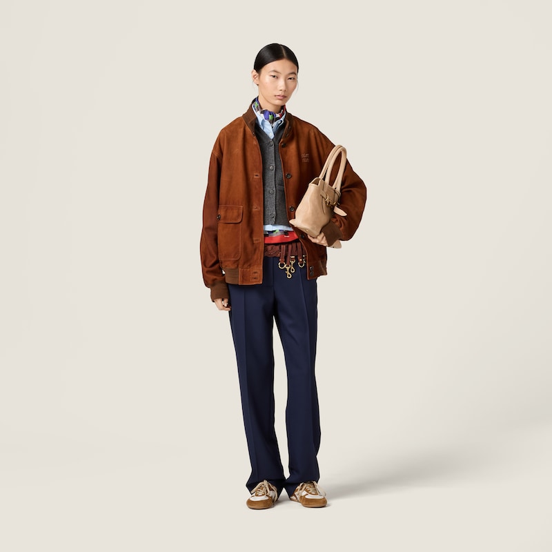 ワックス スエード ジャケット