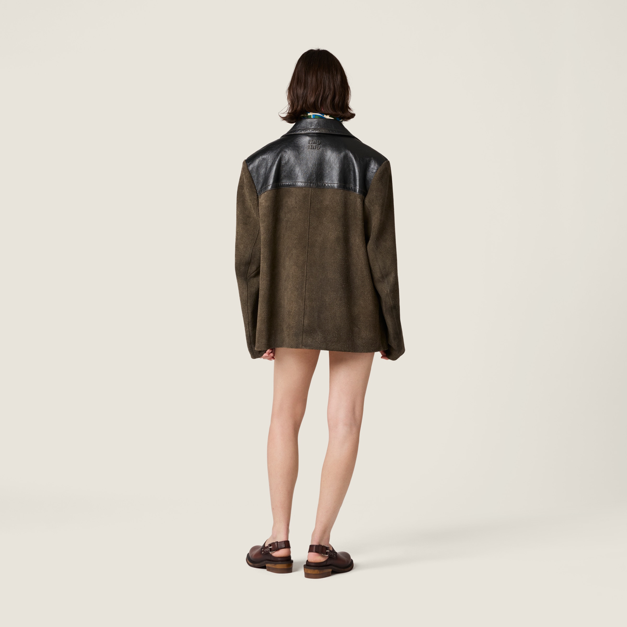 Mud Suede Jacket | Miu Miu - United States
