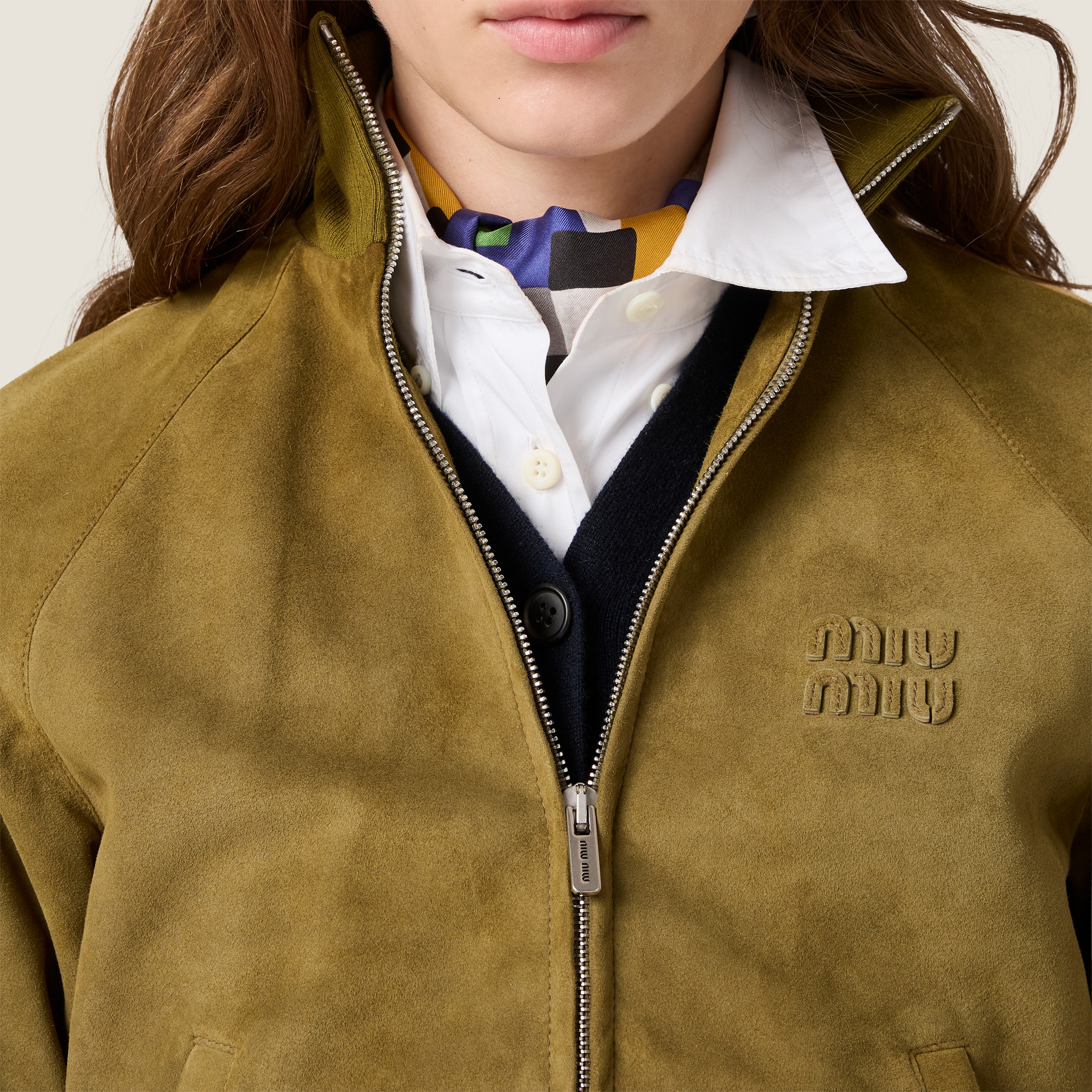 Waxed suede jacket - thumbnail 4