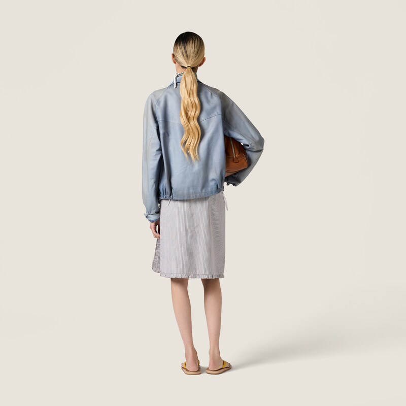 Nappa leather jacket
