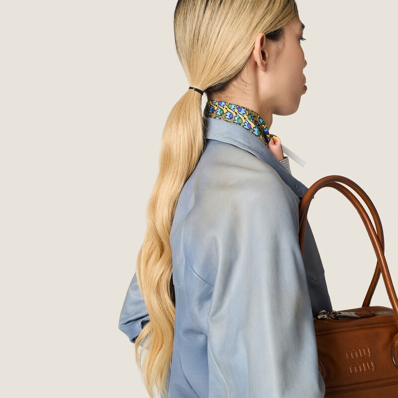 Nappa leather jacket